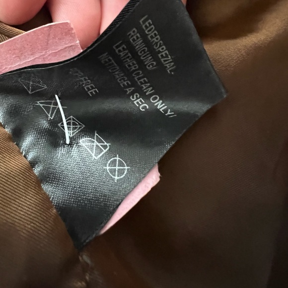 Gorgeous Hide Society brown leather coat! Never used! - Picture 4 of 6